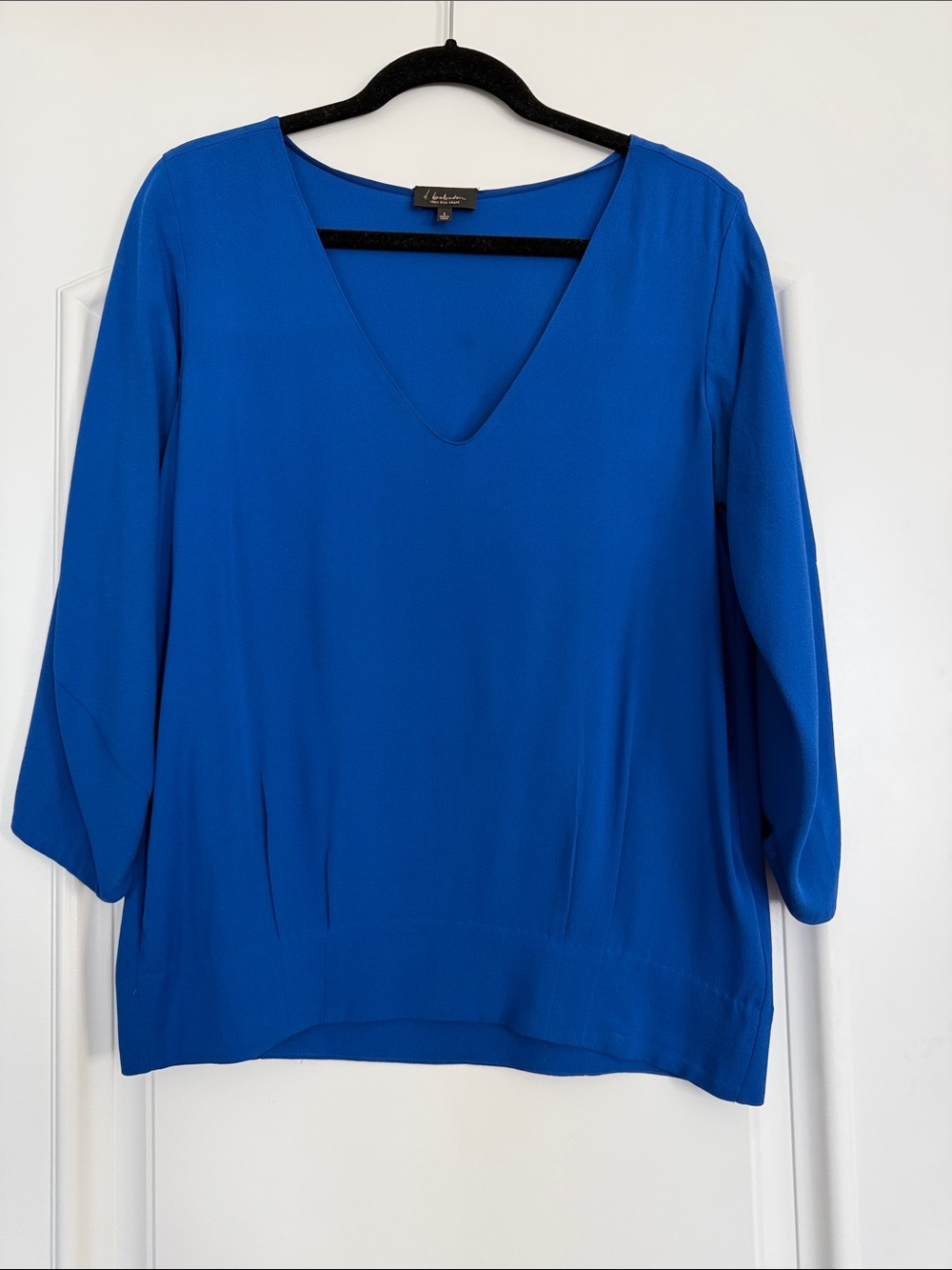 Babaton Royal Blue V-Neck Tunic Top